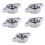 5X KFL000 Bore Inner 10mm Flange  Mounted Pillow Block Bearings 1