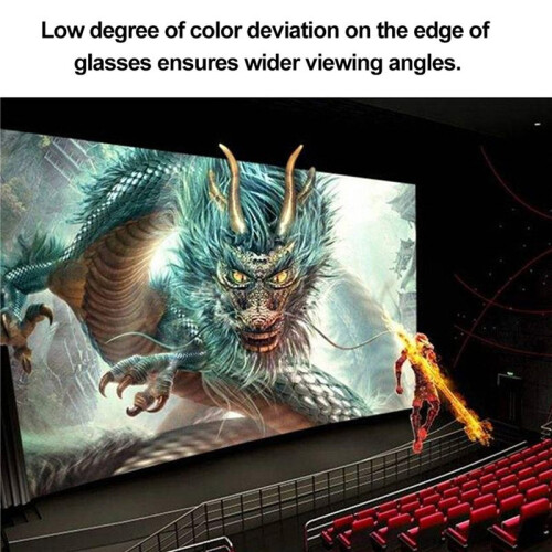 8Pcs Polarized Passive 3D Glasses for Cinema IMIX Screen