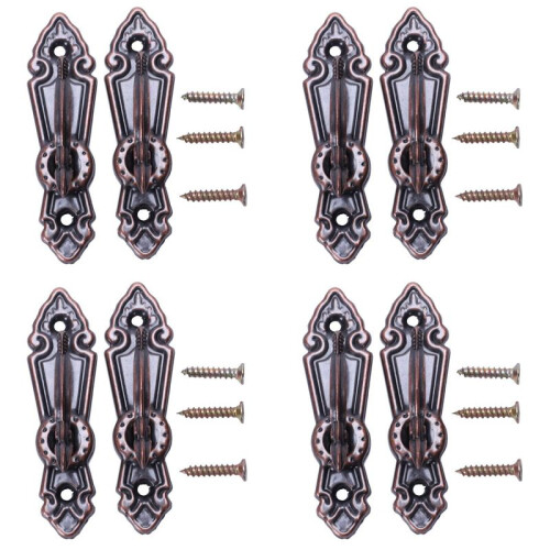 Metal Curtain Tassel Tie Back Tieback  Wall Hooks 8PCS Red Bronze