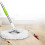 Mop Micro- Refill for 360 Spin Magic Mop-Microfiber Replacement Mop -Round Shape Standard Size (White-9 Pack) 2