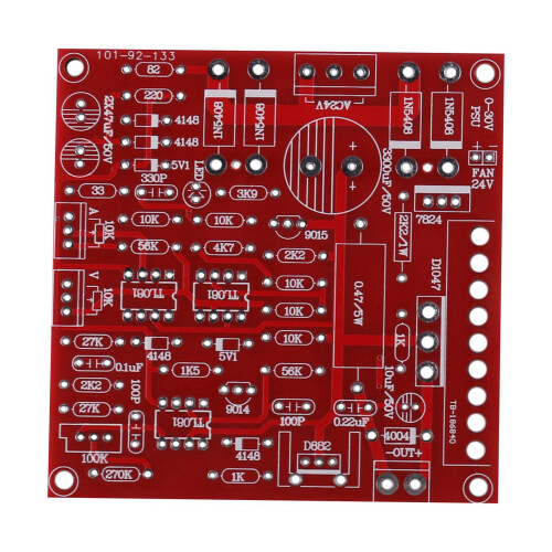 2X 0-30V 2MA-3A Adjustable  Regulated Power Supply DIY Kit Short with Protection 1