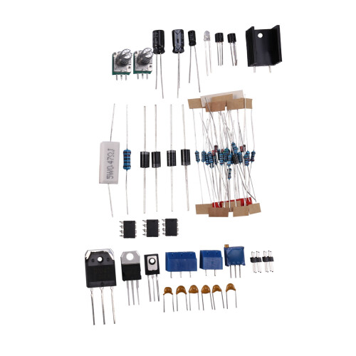 2X 0-30V 2MA-3A Adjustable  Regulated Power Supply DIY Kit Short with Protection 2