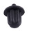 20X Black Rubber 6.35mm Audio Jack PC DVD Microphone Socket Dust Cover 5