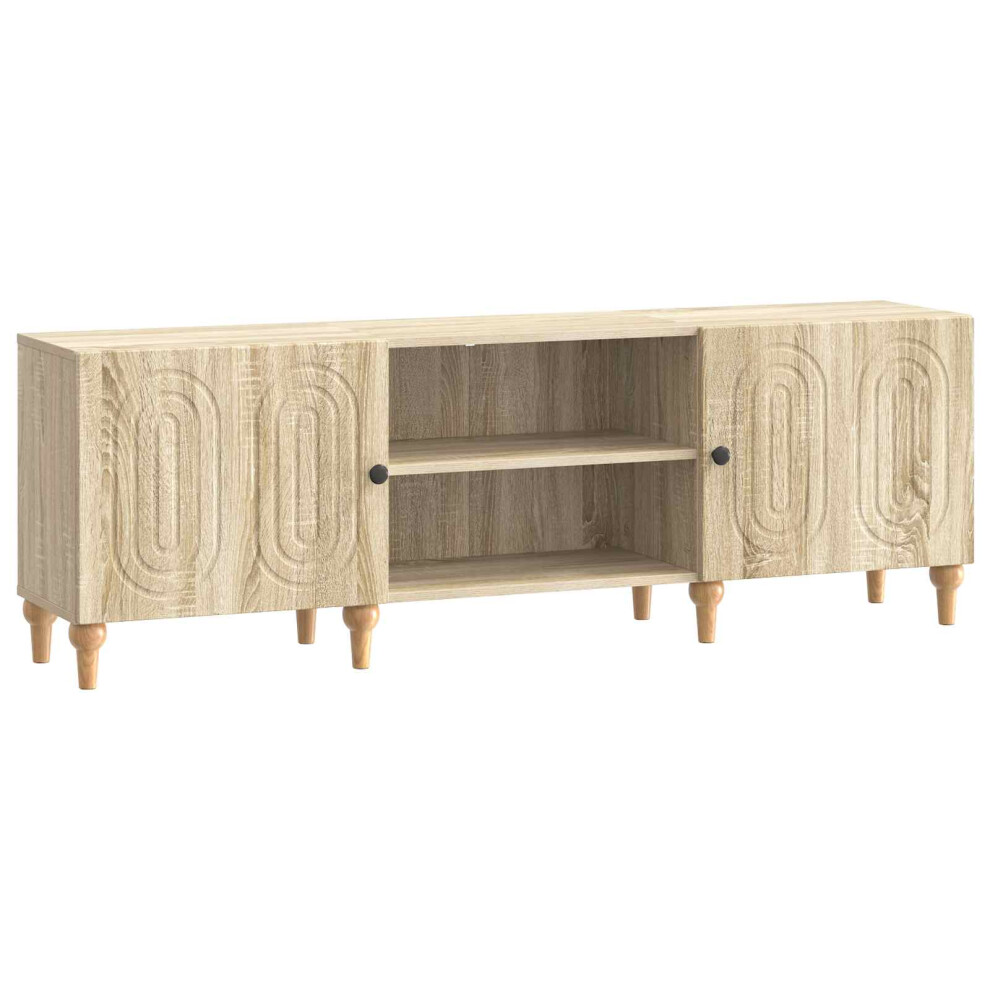 Vidaxl Tv Cabinet Sonoma Oak 150 X 31 X 50 Cm Engineered Wood