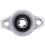 4X KFL000 Bore Inner 10mm Flange  Mounted Pillow Block Bearings 5