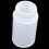 Plastic Empty Medicine Bottles Pill Tablet Container Holder 6Pcs White 3