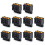 10Pcs Press Spring Type 2EDGKD5.08mm Quick Terminal Solder Free Plug Female Black 4p 1