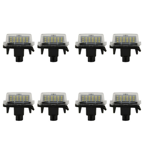 8Pcs Car Led License Plate Light Parking Light External License Plate Light for  Camry