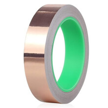 1 Roll Copper Foil Tape 1.97mil X 1inch X 164ft, Ideal for Electrical Repairs Conductive Adhesive for Guitar and Crafts