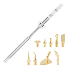 3D Printer Smoothing Finishing Tool Set,10pcs 3D Printed Parts Repairing Modifying Deburring Trimming Tool Kit for TS100