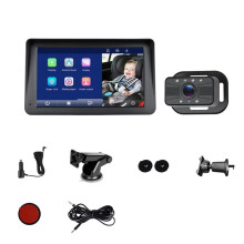 7'' IPS Screen Car Monitor Baby Monitoring CarPlay Android Auto Navigation Cast Cam Screen Player