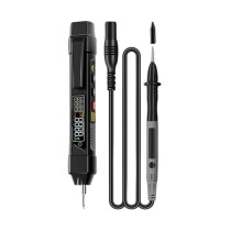 Digital Pencil Multimeter 4000 Count Auto-Ranging Flashlight AC/ Voltage Resistance Frequency Capacitance Diode Tester