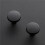 20pcs Solid Single Hole Kitchen Round Cabinet Knobs Zinc Alloy Pulls Drawer Knobs Kitchen Cabinet Hardware Handles Black 2