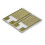 5Pcs Gold Electrode, Sensor, Heating Electrode, Comb Shaped Electrode, Forked Electrode, Substrate, Lead Out Pin 6