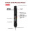 Digital Pencil Multimeter 4000 Count Auto-Ranging Flashlight AC/ Voltage Resistance Frequency Capacitance Diode Tester 4