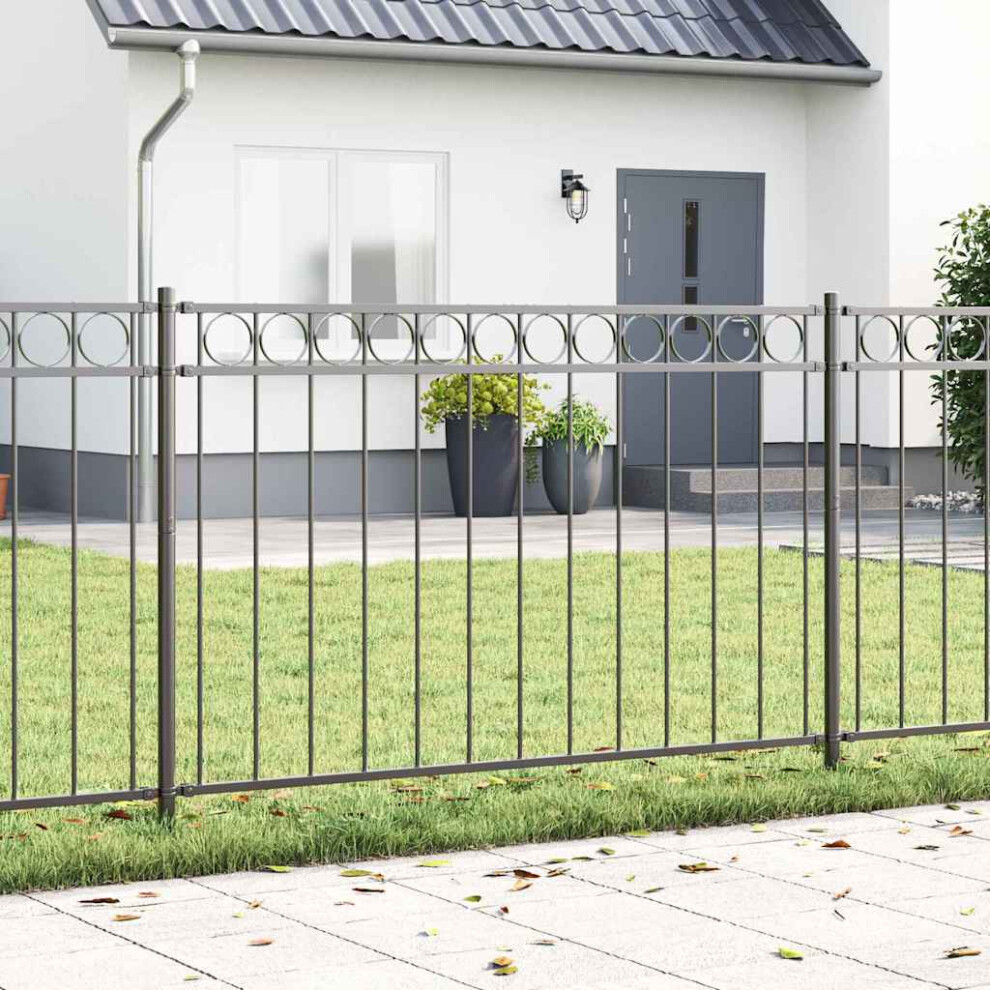 Vidaxl Fence Element Assen Grey 170 X 130 Cm Steel