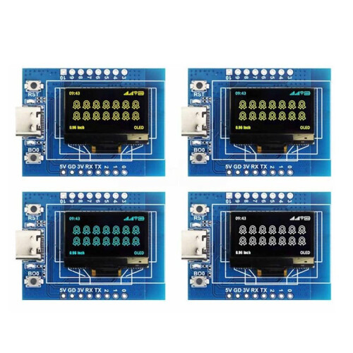 ESP32-C3 Development Board with 0.96 Inch OLED Display, WiFi  IoT Module Ceramic Antenna 1