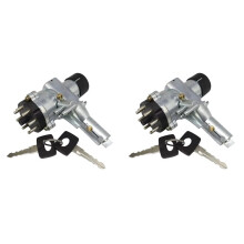 2X Car Ignition Lock Cylinder with Key for Gas W460 & W463 Gasoline Trucks 0014621630 7616740820 7193002