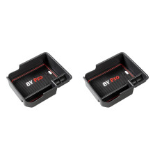 2X Car Central Console Armrest Storage Box Holder Interior Organizer Glove Tray for Atlas Pro Azkarra 2021