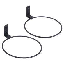 2 Pack Foldable Holder Wall Mounted,Sports Display Rack for Basketball Volleyball Rugby Soccer Football