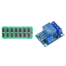 7 Decade 1R - 9999999R Programmable SMD Resistor with YX-X0001 12V Battery Undervoltage Management Module