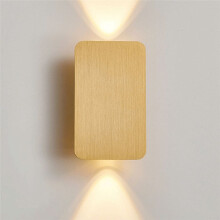 Modern Simple Brushed Aluminum LED Indoor Wall Lamp Bedroom Living Home Lighting Aisle Deco Aluminum Wall Light A