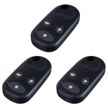 3X 3-Buttons Remote Key Fob Case Shell Cover for CRV Accord Jazz