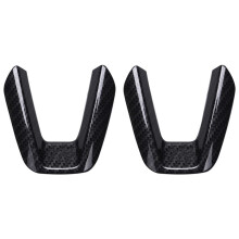 2X Steering Wheel Decoration Trim Abs Car-Covers Upgrade for  3 2018 Cx-5 2017