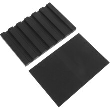6x4" High Temp Silicone Heat Press Pen Mat,6 Slots for Pen Sublimation with Flat Pad - Non Stick Accessory