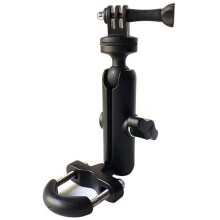 Motorcycle Dashcam Bracket Motion Camera Mounting Bracket Pan Tilt Bracket Car Mounted Aluminum Alloy Camera Bracket