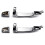 Manual Transmission Speed Sensor 96190708 5S7656 with 4Pcs Chrome ABS Door Outer Handle Covers 7