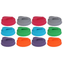 12Pack Silicone Can Lids - Reusable Can Lids for Standard Size Cans Soda, Silicone Can Tops for Soda/Beer/Juice
