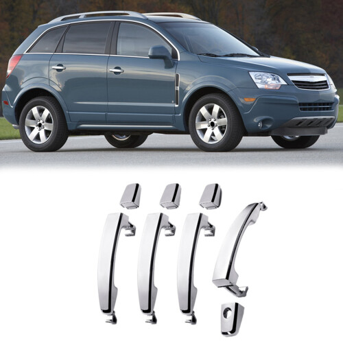 Manual Transmission Speed Sensor 96190708 5S7656 with 4Pcs Chrome ABS Door Outer Handle Covers 2