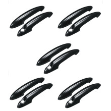 Cubierta de Manija de Puerta Negra ABS de 10 Piezas para Cooper S R50 R53 R56
