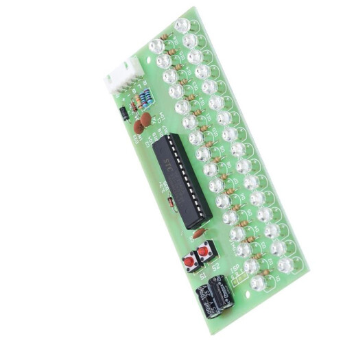 Adjustable Display Pattern LED VU Meter Level Indicator Amplifier Audio 16 Dual Channel Lamp Light Green  8V to 12V 1
