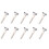 10pcs Insert Emergency Car Key Blade Uncut Blank for  Pacifica Voyager  Remote Auto Key Card 1