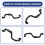 17127576376 Car Coolant Hose for  X5 X6 E70 E71 2007-2019 7
