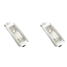2 Pezzi Dome Lampada da Lettura per B6 B7 CC 5 MK6 MK7 Interior MakeUp Lights 1KD947109A Grigio