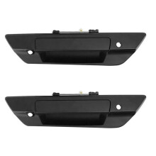 2X Rivestimento Della Cornice del Portellone Posteriore 69090-0K080 per Hilux 2015-2022 Maniglia Della Portiera Posteriore con Foro per