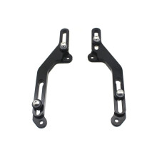 Motorvoorruitverstellers voor XL750 XL 750 Transalp 750 2023 2024 CNC Aluminium Voorruitbeugel (Zwart)