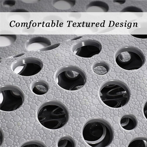 Eco-Friendly Non Slip Bath Mat with Suction Cups for Bathroom Safety 2
