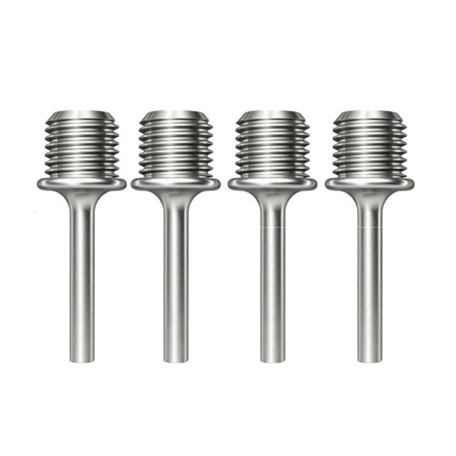 For  Tip Sturdy Durable Thin Multifunctional Threaded Tip Embroidery Nail Art Tool Accessories