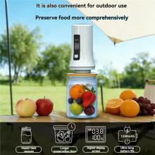 Scelleur Sous Vide Portable pour le Stockage des Aliments, Machine de Scellage Sous Vide Rechargeable par USB, Scelleur D'Aliments Sans Fil