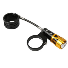 Anneau de Réglage de Précharge D'Amortisseur Arrière Universel en Aluminium Modifié, Accessoires en Alliage, Or et Noir