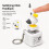 6 Pack Seagull Mine Button Keychain Set with Type-C Charging Cable Mechanical Click Fidget Desk Toy Portable Stress 5