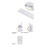 Remote Ceiling Fan Controller 6 Speed with Stepless Dimming for Home Work Hotel, 220V Input 24V  Output 5