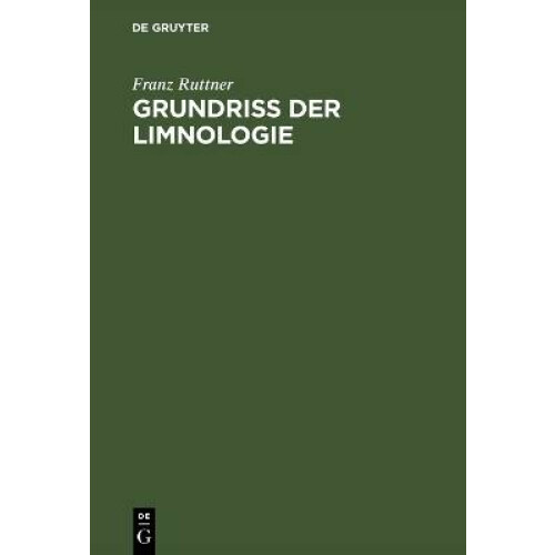 Grundriß der Limnologie