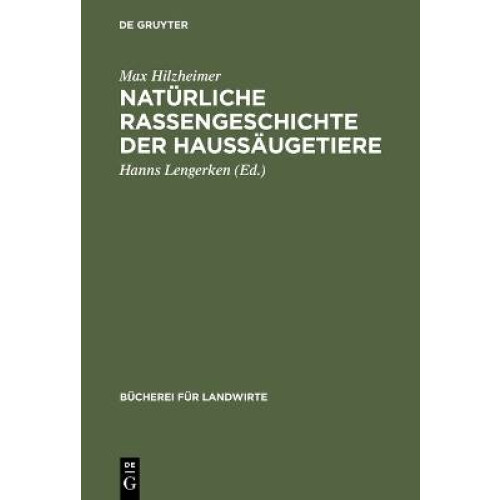 Natürliche Rassengeschichte der Haussäugetiere