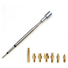 Heat Insert Nut Iron Tip Trimming Kit C210/TS21/HS-02B Internal Thread Soldering Iron Tip 3D Print Modify Finishing Tool