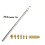 3D Printed Hot Melt Nut Embedded Insertion Tips for Quicko T12 Soldering Iron Heat Set M2-M8 3D Printed Part 5